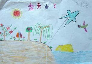 我眼中的美景物简笔画