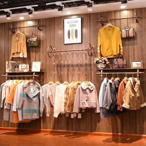 [感乐乐家居商城] h wall rack display hanger shop clothes rack