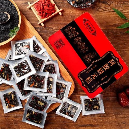 购客山东阿胶糕手工固元 糕膏即食啊胶膏女士补气血宗礼盒袋装_易购客