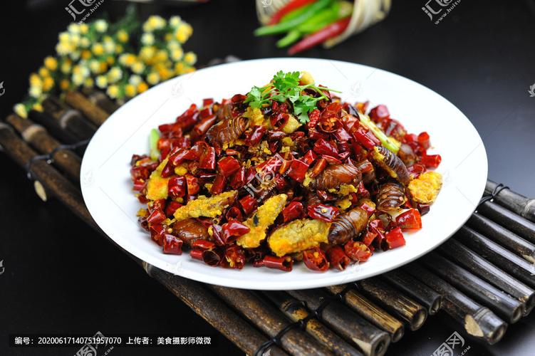 [正版商业] 干煸蚕蛹