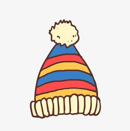 卡通帽子冬季彩色毛线帽子