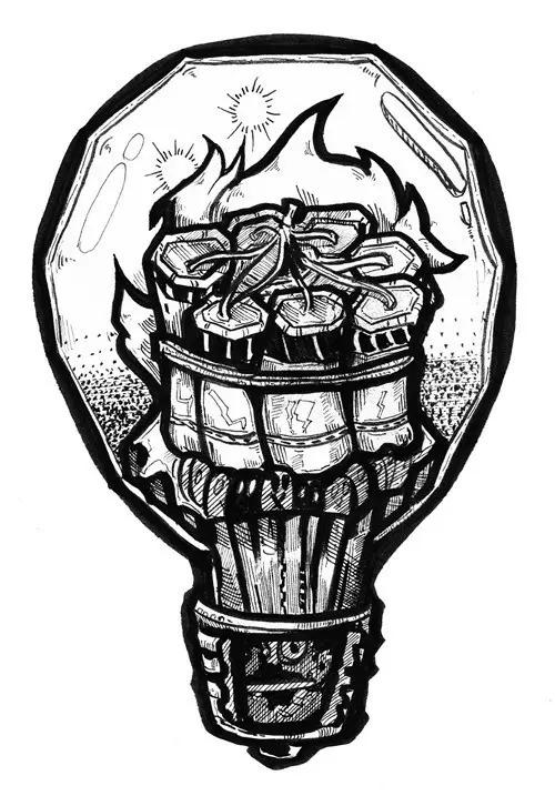 【极匞设计】兰州新长风艺术学校之【创意灯泡与南瓜】