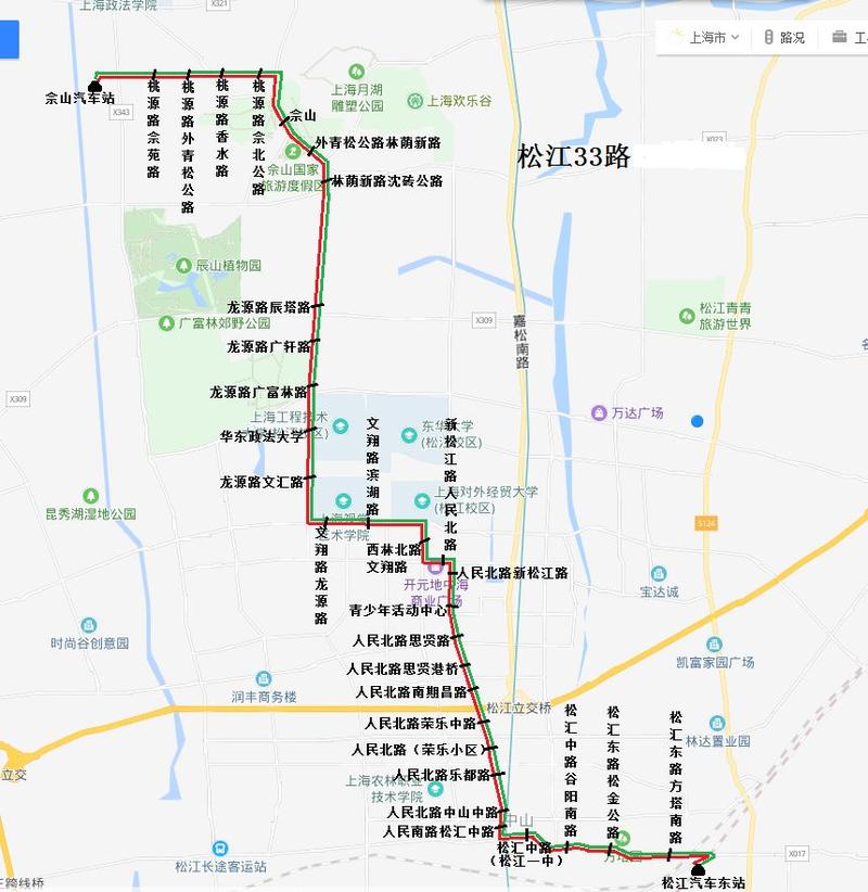 9月1日起,松江4条公交线路调整走向!线路图看这里~_汽车东站
