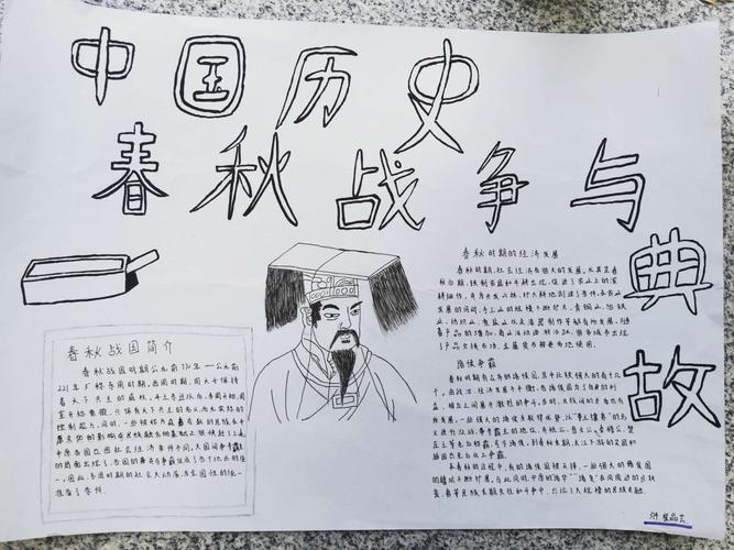 实践作业花絮:历史小报制作