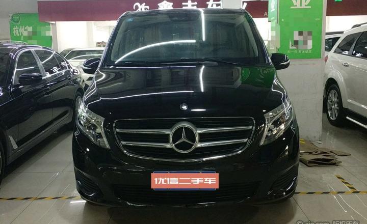 河南省二手奔驰v级 2016 款 v 260 领航版 黑色 - 小猪二手车