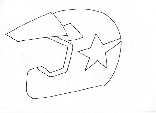 让你画头盔简笔画更简单,还特别快!