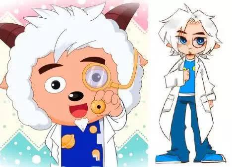 喜羊羊一家拟人化丽羊羊美丽智羊羊帅气看到他们