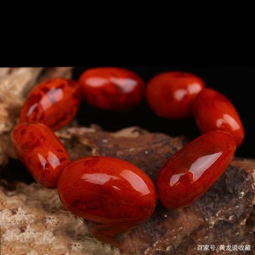 四川凉山九口料火焰纹南红玛瑙