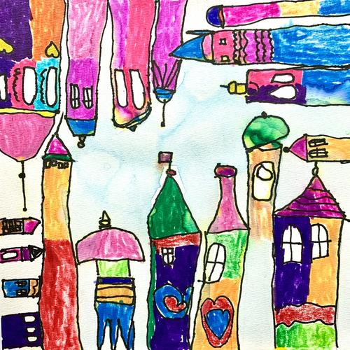 贝思特学员袁宥程2019年绘画作品