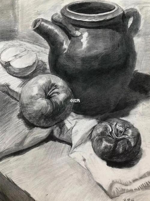 初中素描静物_素描_北京莘冠美术教育攻略_美术_教育