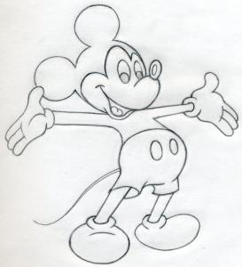 米老鼠怎么画