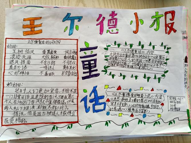 第17周——《王尔德童话》读书小报