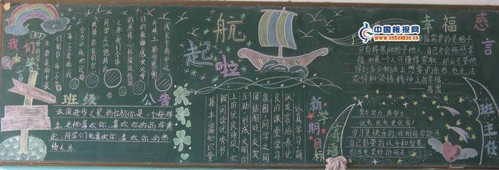 上梦想起航黑板报 梦想黑板报图片素材