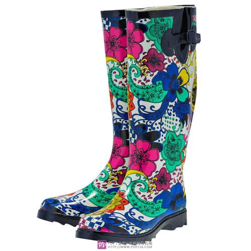 动物图案雨靴