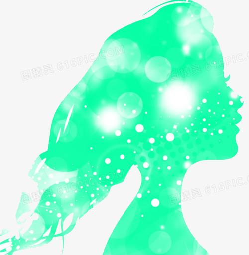 美女头像剪影图片免费下载_png素材_编号z62ir2lyj_图