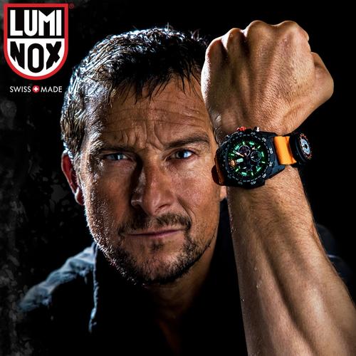 贝爷联名lominox雷美诺时手表贝尔野外求生污泥潜水军迷手表