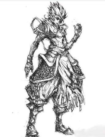 手绘孙悟空霸气头像 第7页