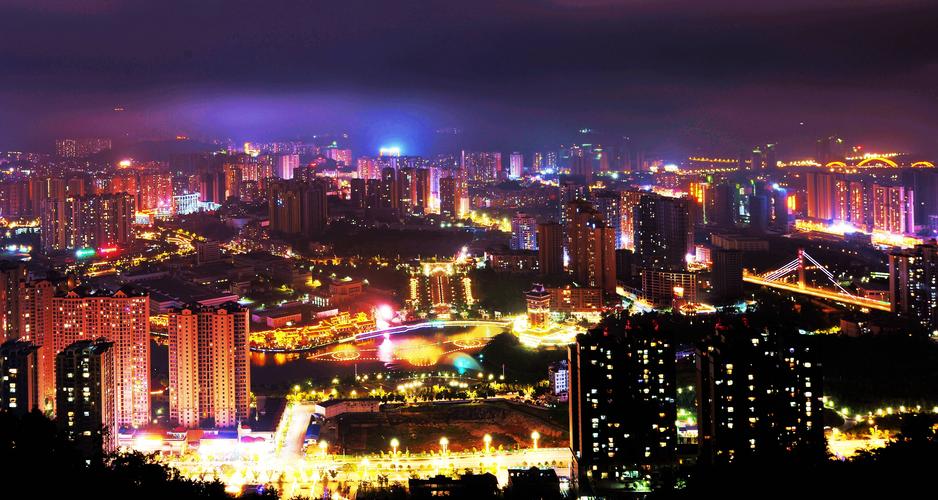 夜拍毕节南山公园