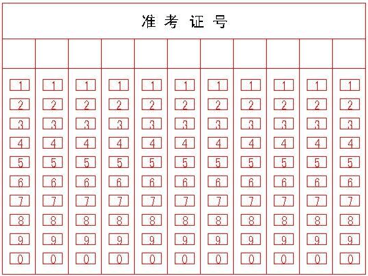 (答题卡)学业水平测试小学数学