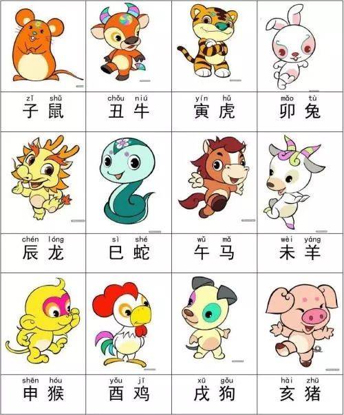 十二生肖相冲相克表