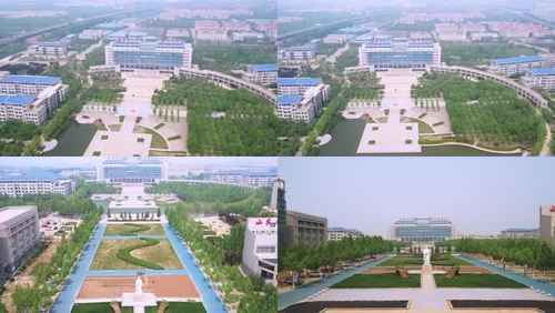 山东中医药大学航拍高清大学校园