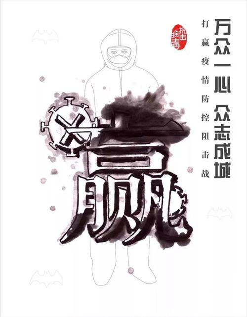 兰州财经大学师生创作系列抗击疫情海报设计作品