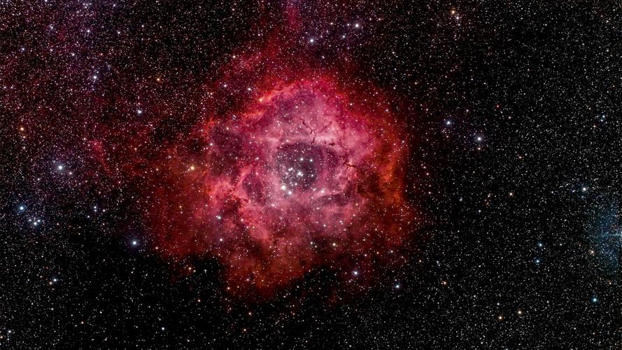 美丽的玫瑰星云ngc2237壁纸