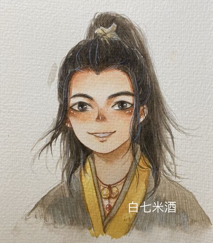 【手绘头像】绝代双骄系列之小鱼儿 今天画小鱼儿
