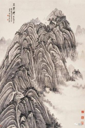 山水画的八大皴法与山水画法口诀大全,值得收藏!