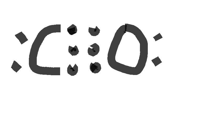 高中化学 求画co结构式和电子式