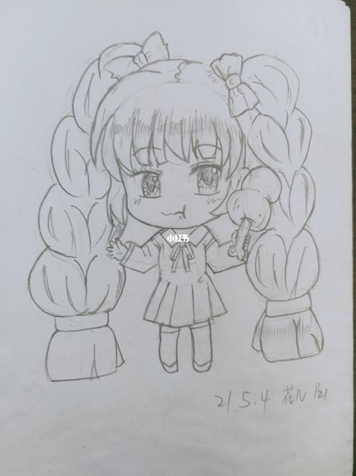 临摹q版头像_临摹_头像_铅笔画_铅笔画临摹_文化_绘画