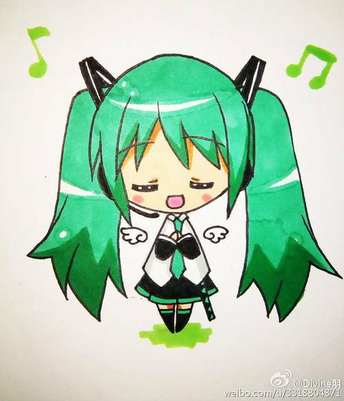 初音简笔画.