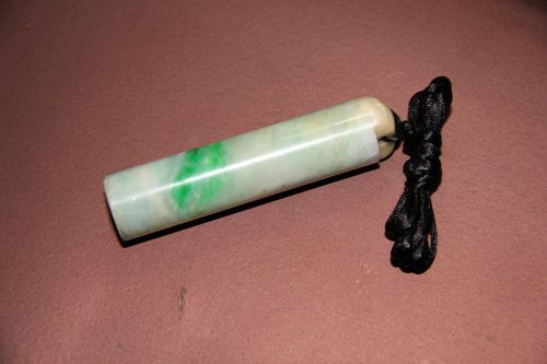 [我收藏的翎管28]我收藏的清代早期的白玉翎管和翡翠翎管——京城翎管