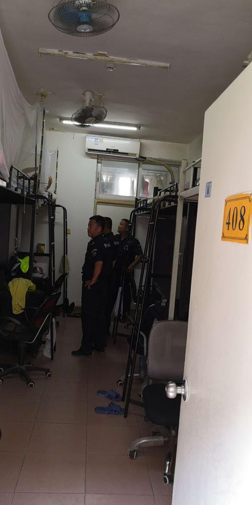 节前保安员宿舍安全大排查