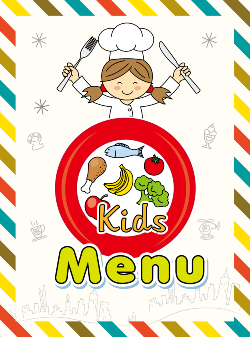 儿童卡通菜单