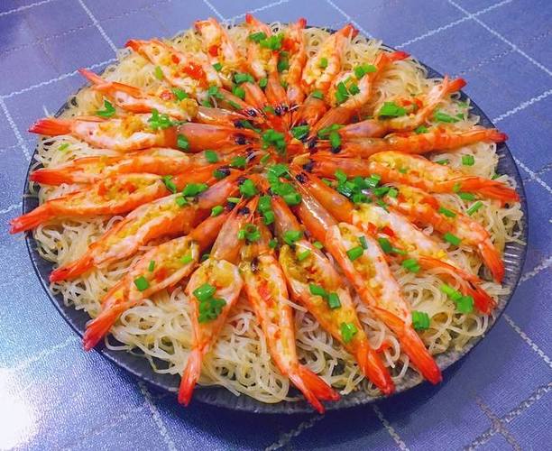 开边蒜蓉粉丝虾