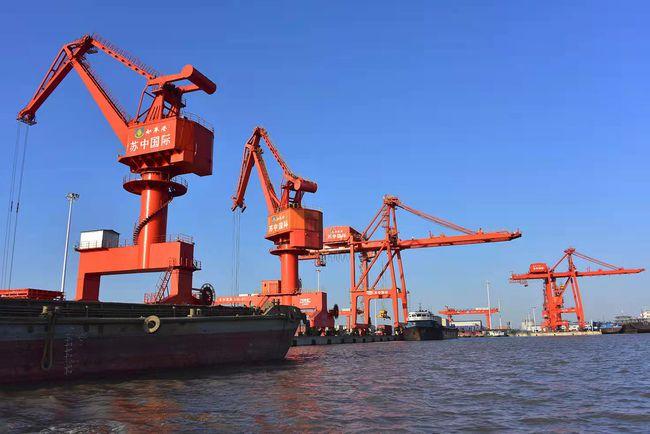 同比增长16如皋港苏中国际码头吞吐量突破50万标箱