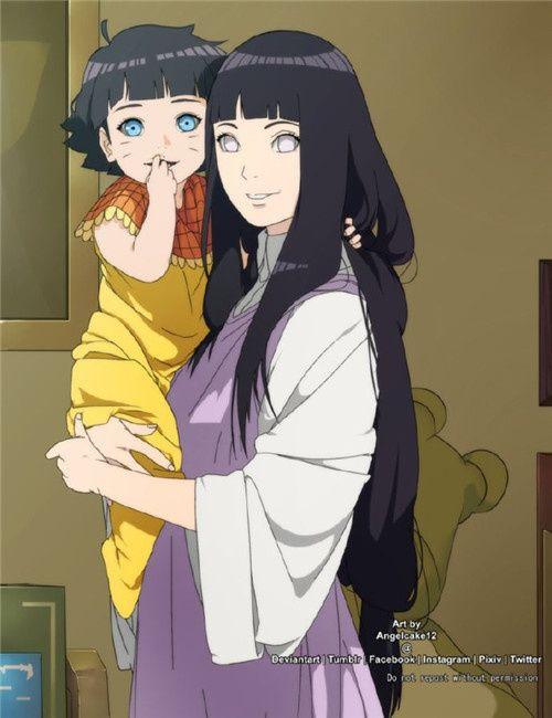 《火影忍者》雏田鸣人甜蜜的婚后生活插画图片