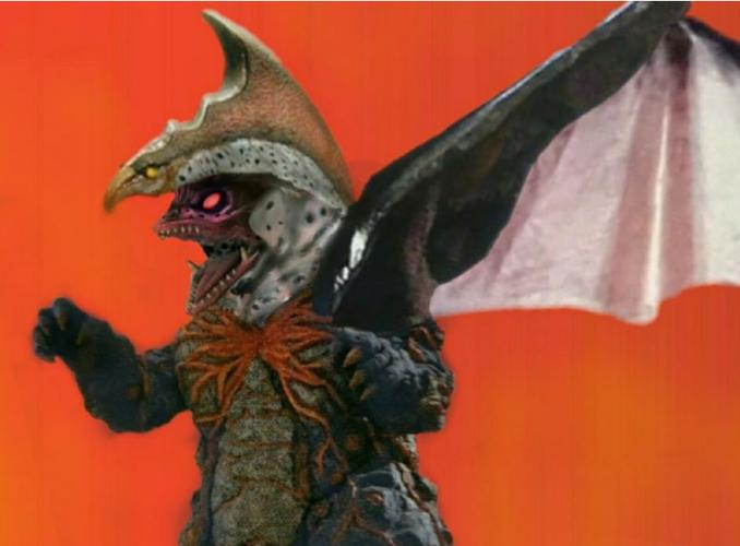 奥特曼:特利迦首只怪兽美尔巴被还原,两大帝王融合,造型太狰狞,梦回