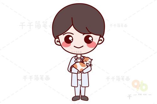 兽医简笔画图片