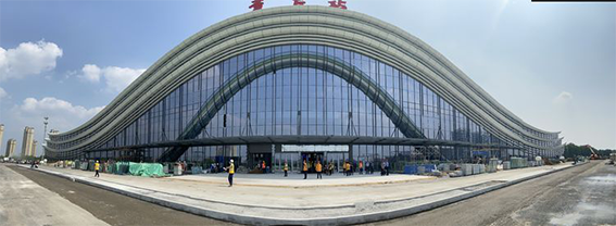 章丘火车站提升改造工程进入最后收尾阶段