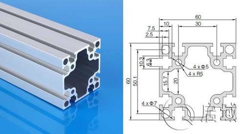 6060铝型材规格有哪些?