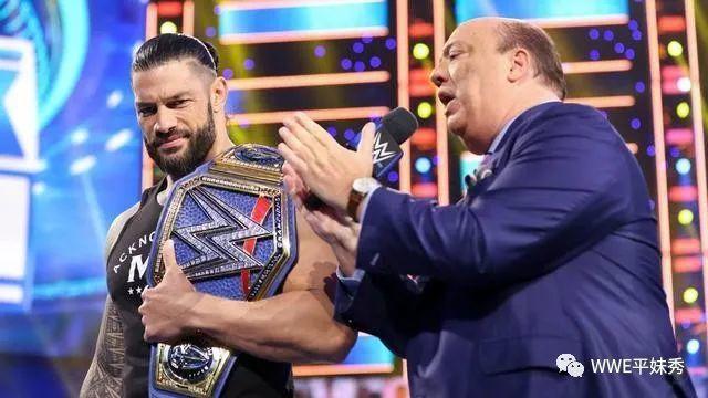 smackdown环球冠军得主,他身边有主战赛杰·乌索,吉米·乌索以及特别