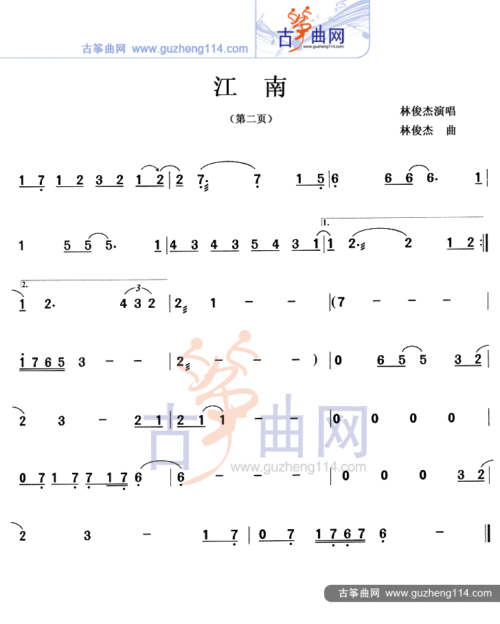 江南 调性:d调  |  演奏难度: 速度:--  |  拍号:-- 艺术家:林俊杰