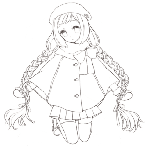 动漫女生怎么画 动漫女生简笔画画法