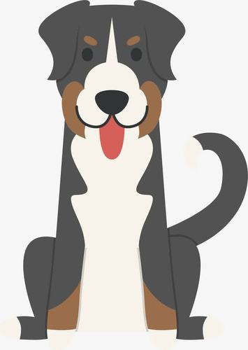 关键词 : 凶狠,狗狗,眉毛,尾巴,吐舌头,手绘,宠物,矢量图