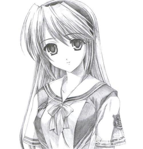 漫画人物简单素描_漫画人物简单素描欣赏