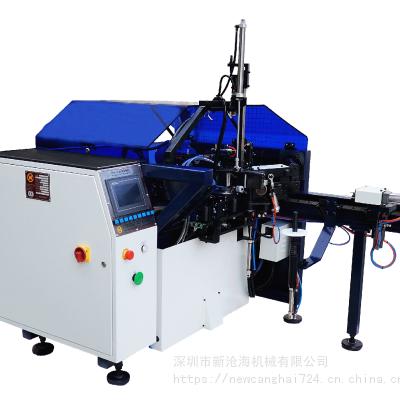 供应深圳新沧海ch-40-13j轮圈编锁机 编圈机自动编辐条机带变角度功能