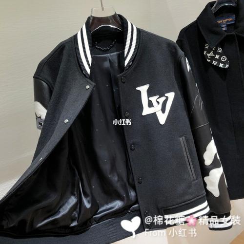 lv秋冬链条迷彩夹克棒球外套