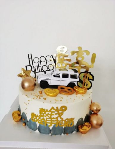 男款生日蛋糕_蛋糕_生日蛋糕_美食_美食展示_创意美食